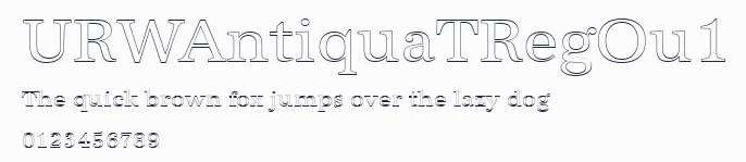 URWAntiquaTRegOu1