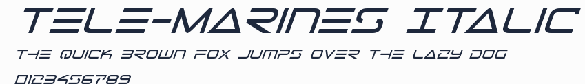 Tele-Marines Italic