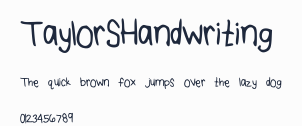 TaylorSHandwriting