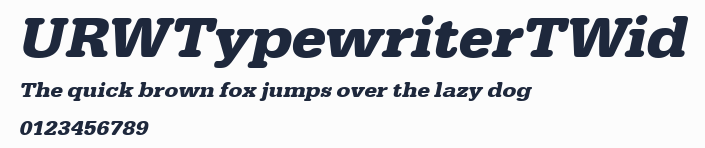URWTypewriterTWid