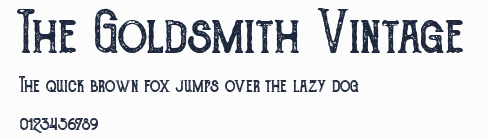 The Goldsmith Vintage