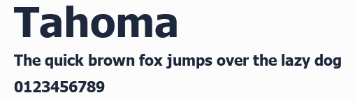 Tahoma