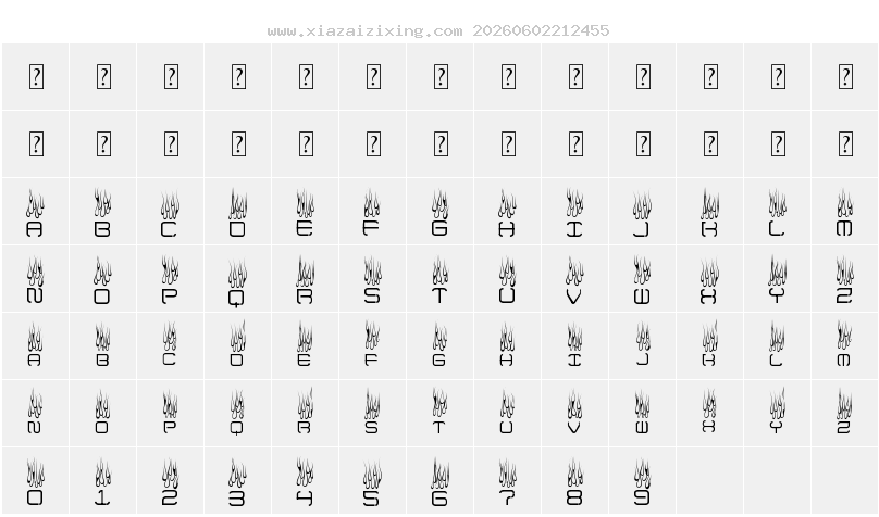 字符映射圖