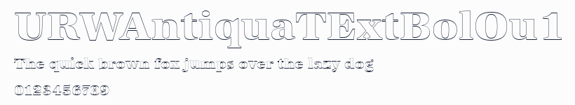 URWAntiquaTExtBolOu1
