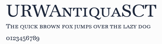 URWAntiquaSCT