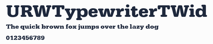 URWTypewriterTWid