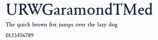 URWGaramondTMed