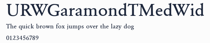 URWGaramondTMedWid