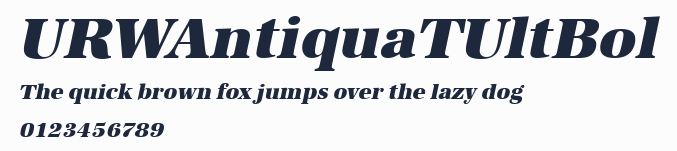 URWAntiquaTUltBol