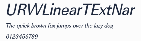 URWLinearTExtNar
