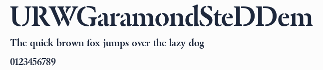 URWGaramondSteDDem