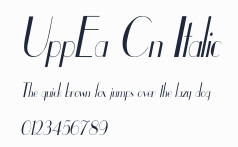 UppEa Cn Italic