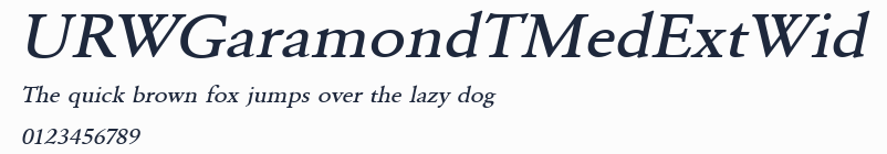 URWGaramondTMedExtWid