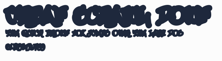 Urban Scrawl Down