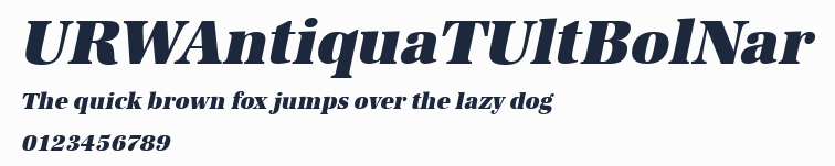 URWAntiquaTUltBolNar