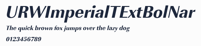 URWImperialTExtBolNar