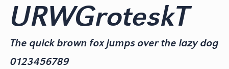 URWGroteskT