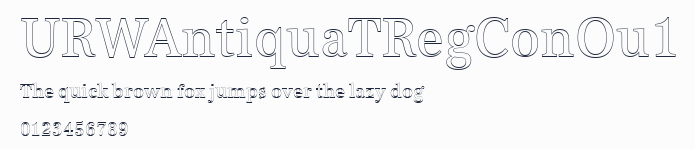 URWAntiquaTRegConOu1