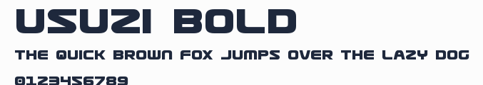 Usuzi Bold