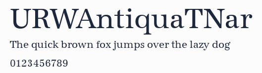 URWAntiquaTNar