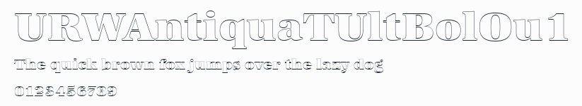 URWAntiquaTUltBolOu1
