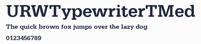 URWTypewriterTMed