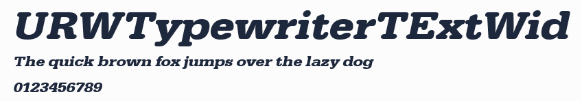 URWTypewriterTExtWid