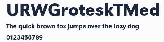 URWGroteskTMed