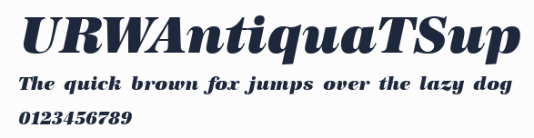 URWAntiquaTSup