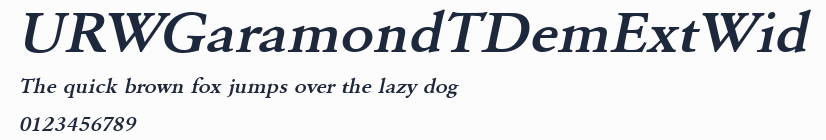 URWGaramondTDemExtWid