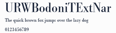 URWBodoniTExtNar