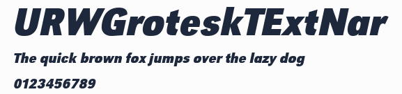 URWGroteskTExtNar