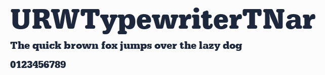 URWTypewriterTNar