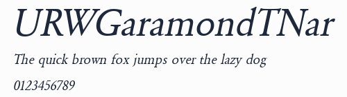 URWGaramondTNar