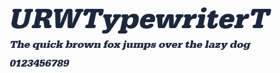 URWTypewriterT