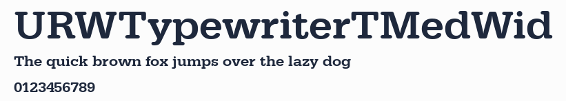URWTypewriterTMedWid