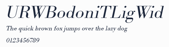 URWBodoniTLigWid