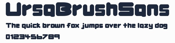 UrsaBrushSans
