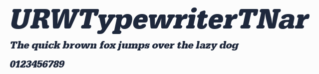 URWTypewriterTNar