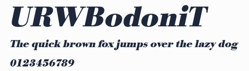 URWBodoniT