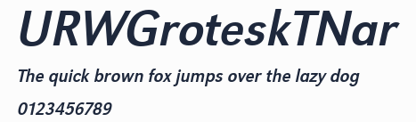 URWGroteskTNar